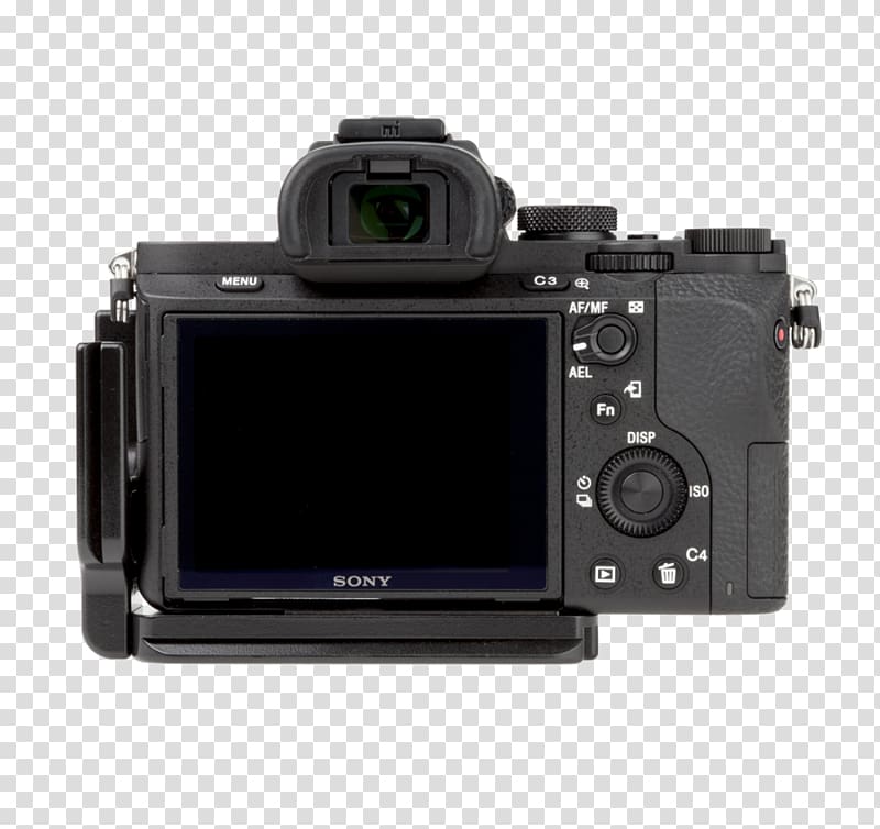 Mirrorless interchangeable-lens camera Canon EOS 7D Mark II Sony α7R II 索尼, sony a7 transparent background PNG clipart