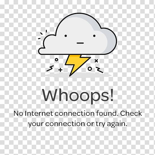 cartoon cloud without network hint transparent background PNG clipart