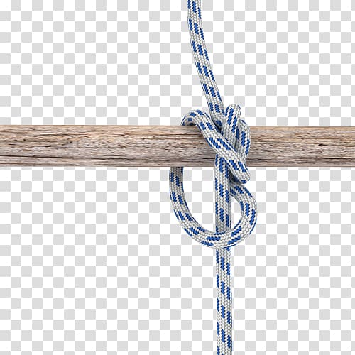 Rope Constrictor knot Half hitch Miller's knot, rope transparent background PNG clipart
