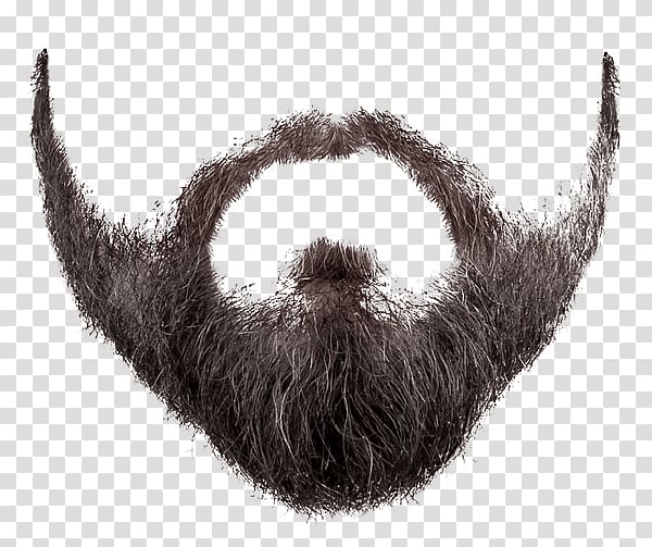 black beard , Beard , Mustache transparent background PNG clipart