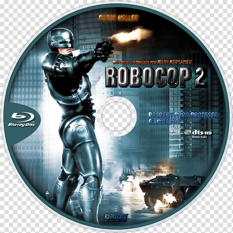 RoboCop Blu-ray disc Film Thriller DVD, robocop transparent background PNG clipart