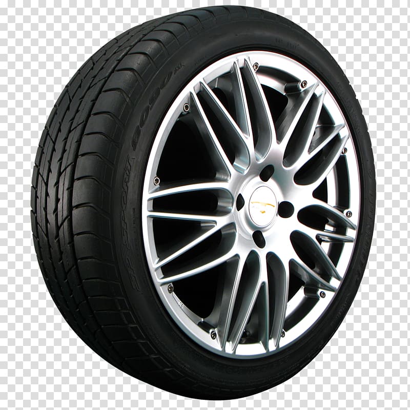 Tire Alloy wheel Car Spoke Rim, summer tires transparent background PNG clipart