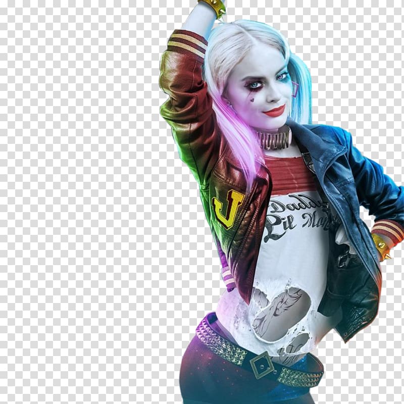 Margot Robbie Harley Quinn Joker Suicide Squad Batman, joker transparent background PNG clipart