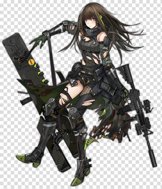 Girls\' Frontline M4 carbine Weapon M16A2, m4a1 transparent background PNG clipart