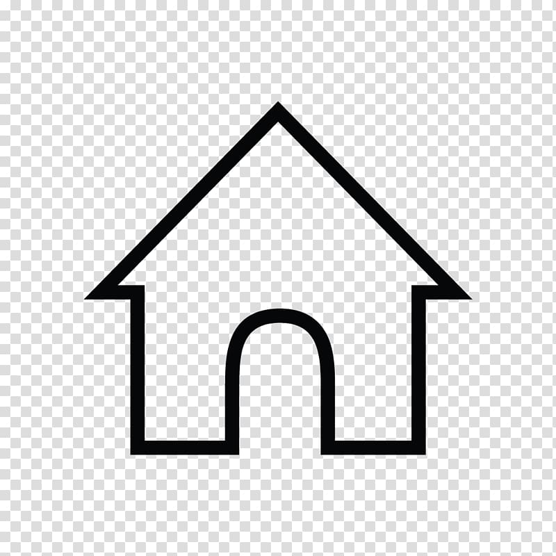 black house illustration, Computer Icons Iconfinder , House Icon White transparent background PNG clipart