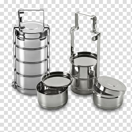Tiffin carrier Bento Box Stainless steel, box transparent background PNG clipart