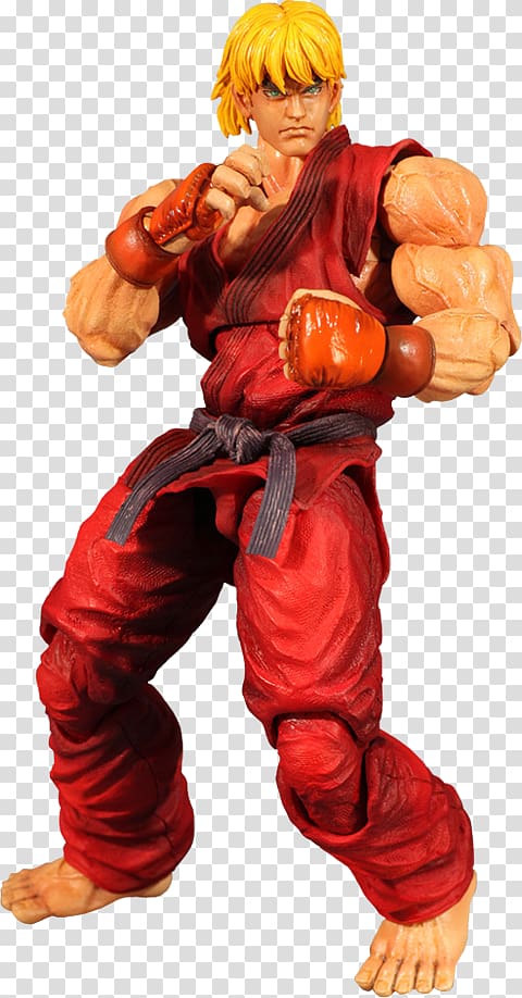 Ken Masters Super Street Fighter IV Ryu Guile, toy transparent background PNG clipart