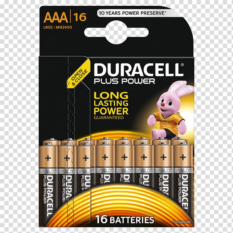 AAA battery Alkaline battery Electric battery Duracell, card psd transparent background PNG clipart