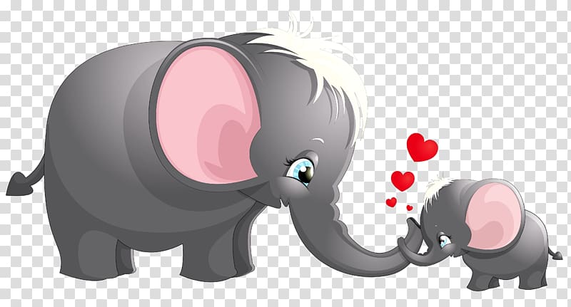 Elephant Cartoon Cuteness , elephants transparent background PNG clipart