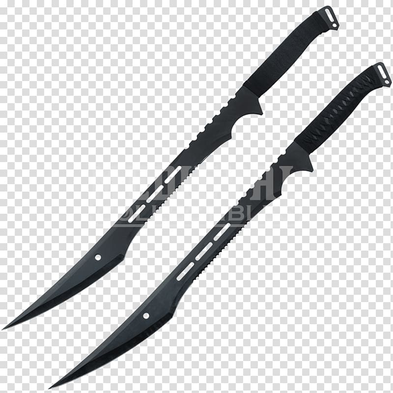 Throwing knife Ninjatō Sword Machete Hunting & Survival Knives, cyber claw knife transparent background PNG clipart