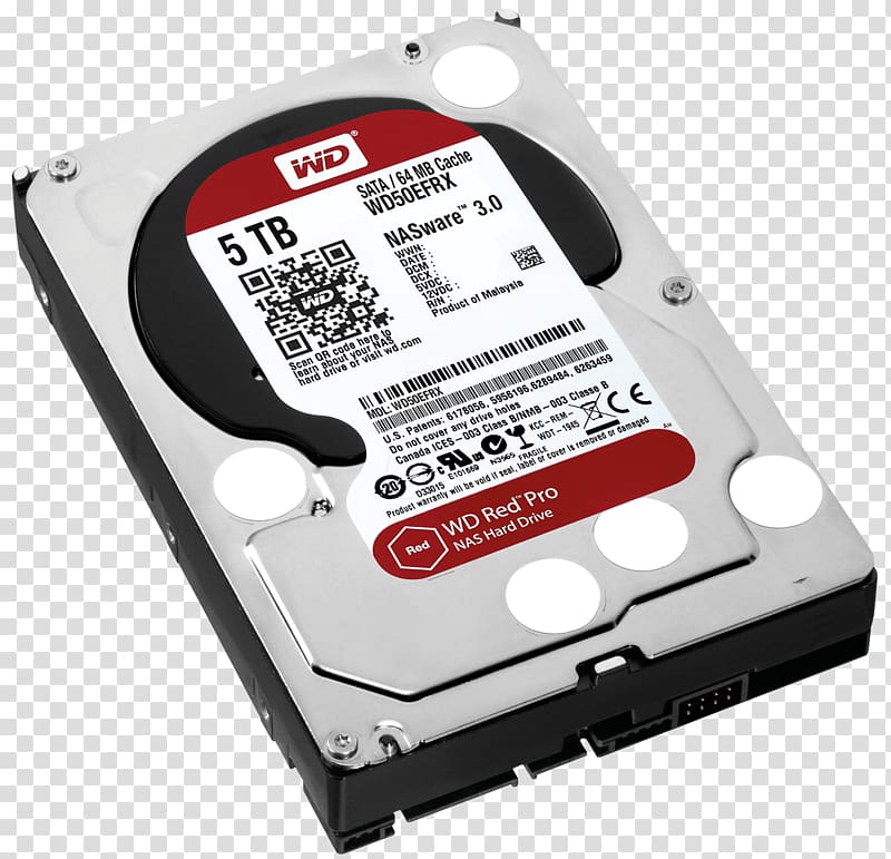 Hard disk drive Network-attached storage Western Digital Serial ATA Seagate Barracuda, HDD transparent background PNG clipart