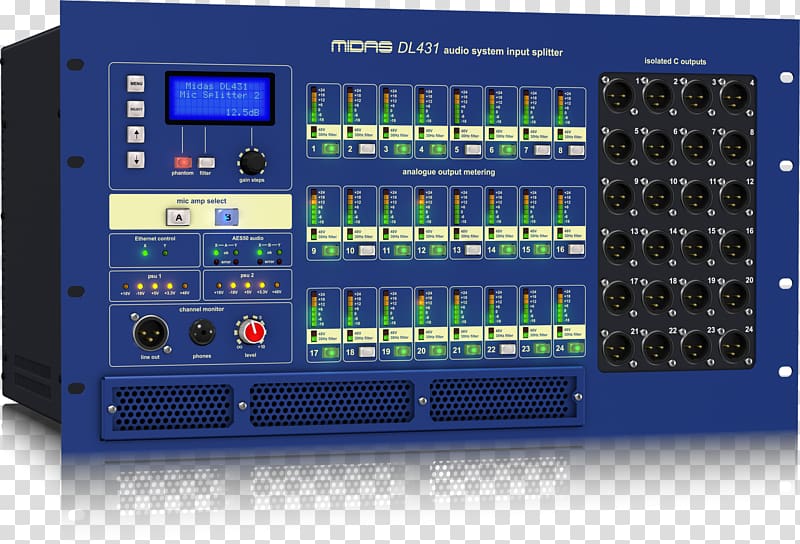 Microphone splitter Digital audio Audio Mixers Audio signal, microphone transparent background PNG clipart
