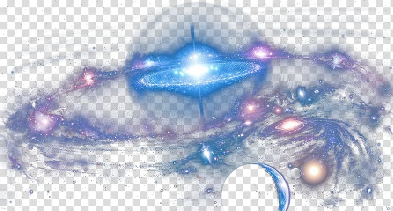 galaxy illustration, Blue Water Character , Dream Galaxy transparent background PNG clipart