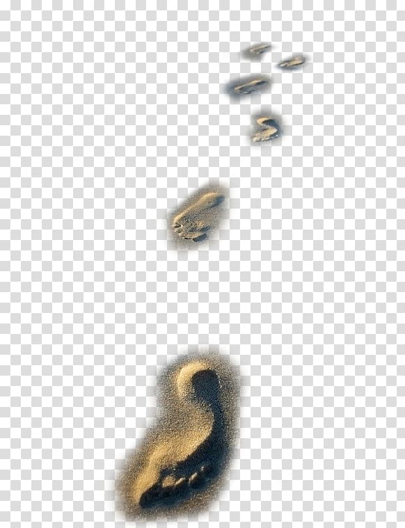 Beach Sand Footprint , Nice beach footprints transparent background PNG clipart