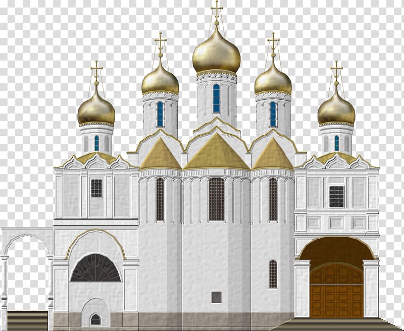 Cathedral of the Annunciation, Moscow Architecture Onion dome, Grand Kremlin Palace transparent background PNG clipart