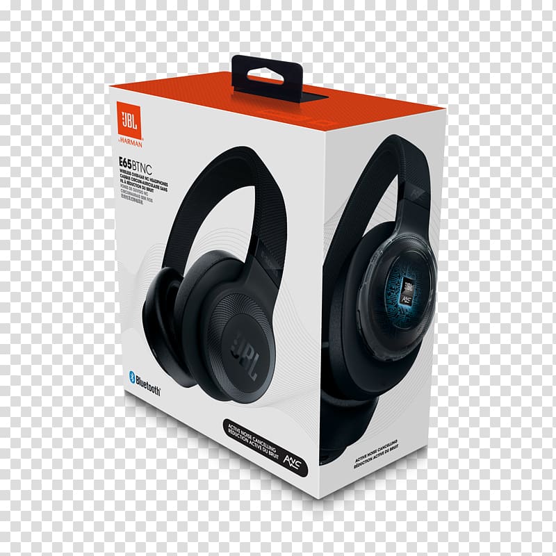 Noise-cancelling headphones JBL E65BTNC Active noise control, Safety headphone transparent background PNG clipart