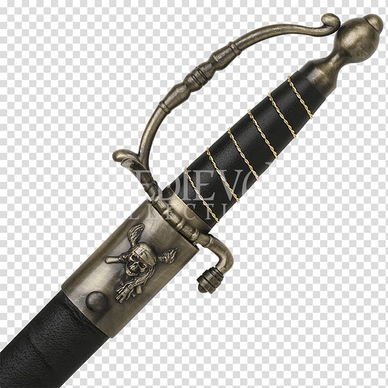 Dagger Sabre Sword Piracy Scabbard, Sword transparent background PNG clipart