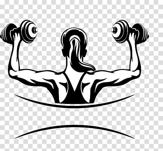 woman holding dumbbells illustration, Physical fitness Fitness centre Physical exercise Bodybuilding, Fitness transparent background PNG clipart