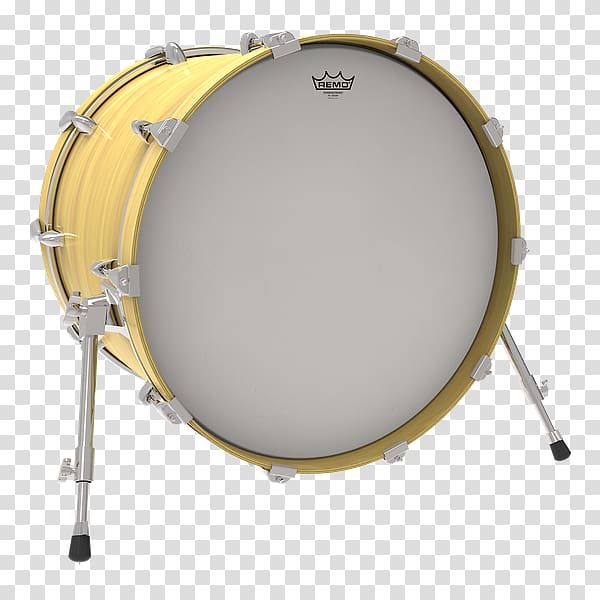 Remo Drumhead Bass Drums FiberSkyn, high-end decadent strokes transparent background PNG clipart