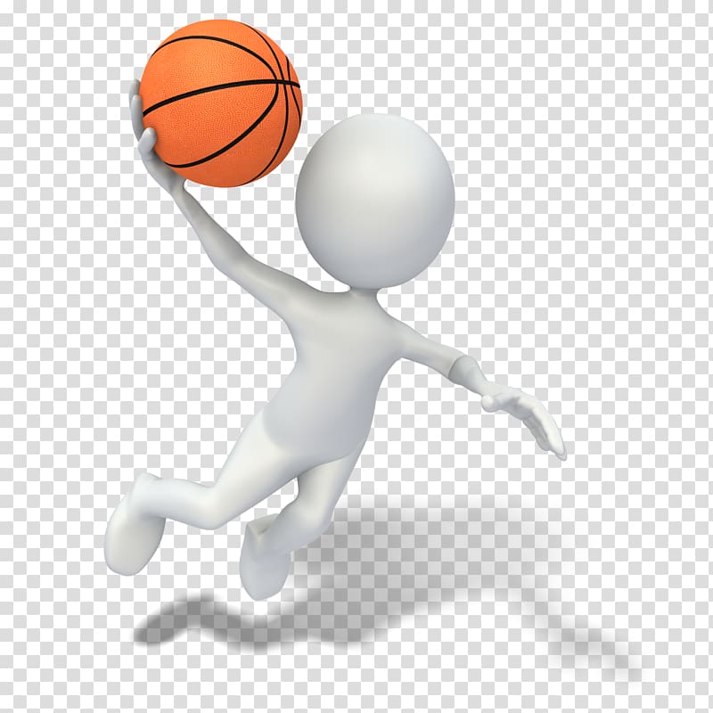 Stick figure Sport Animated film Slam dunk Drawing, basketball transparent background PNG clipart
