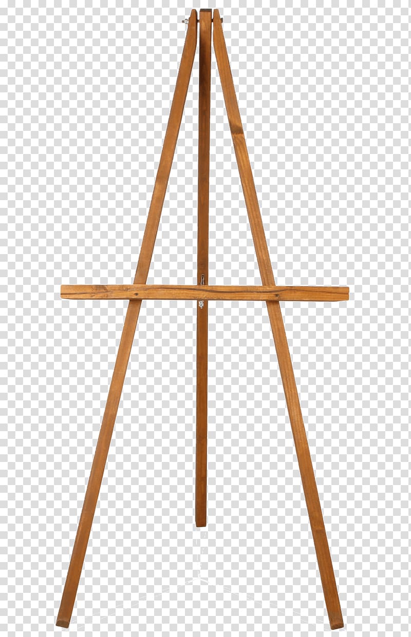 brown wooden easel illustration, Wood Furniture Angle, coffee table transparent background PNG clipart