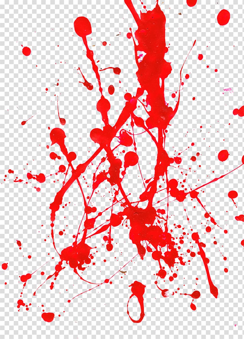 red abstract paint illustration, Red Paint Splatter transparent background PNG clipart