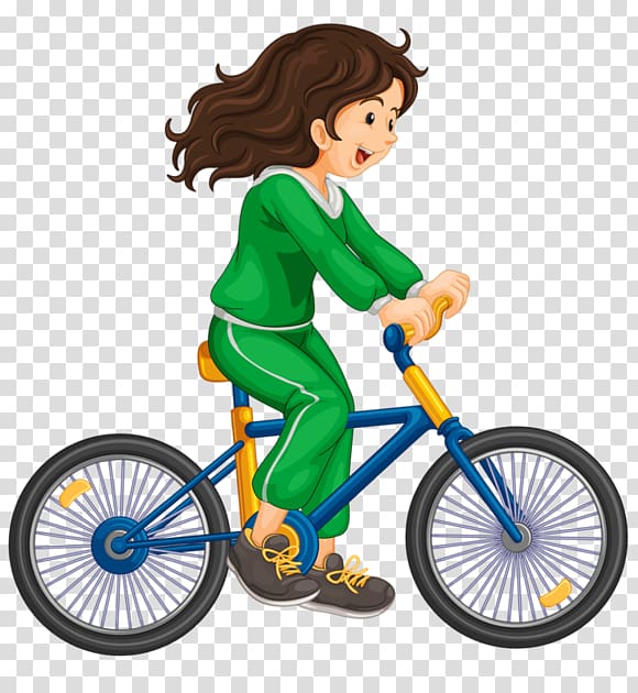 Bicycle suspension Mountain bike Shimano Deore XT Orbea, Rider little girl transparent background PNG clipart