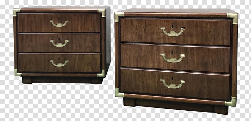 Bedside Tables Chest of drawers Buffets & Sideboards, solid wood craftsman transparent background PNG clipart