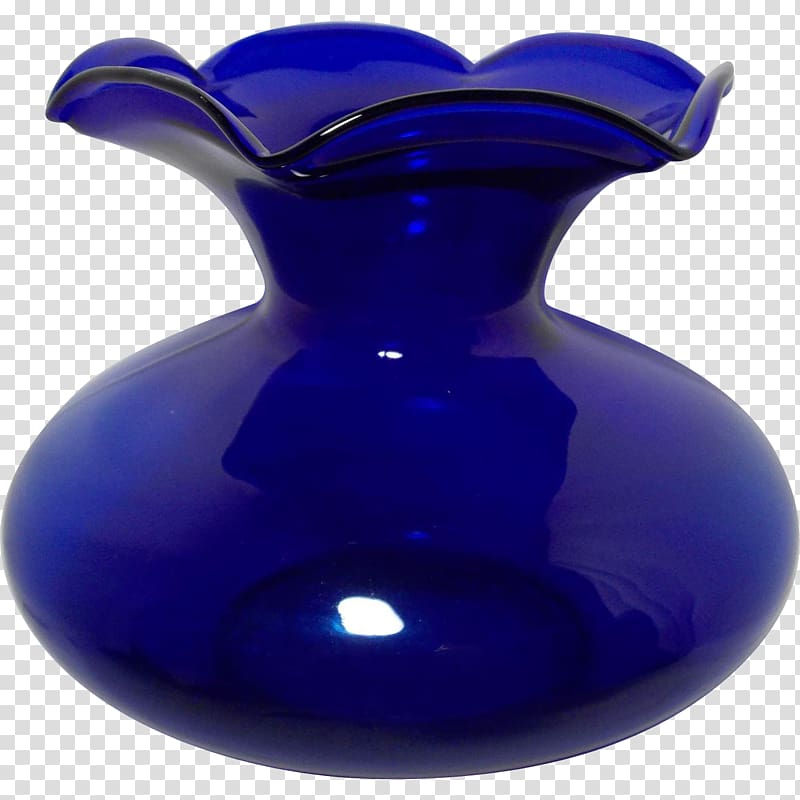 Toto Cobalt blue Glass Vase Purple, vase transparent background PNG clipart