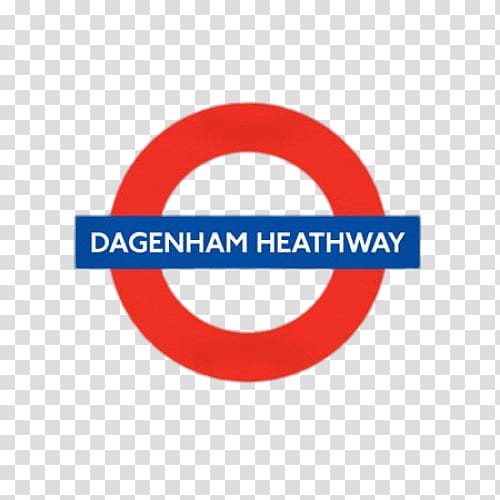 Dagenham Heathway Station signage, Dagenham Heathway transparent background PNG clipart