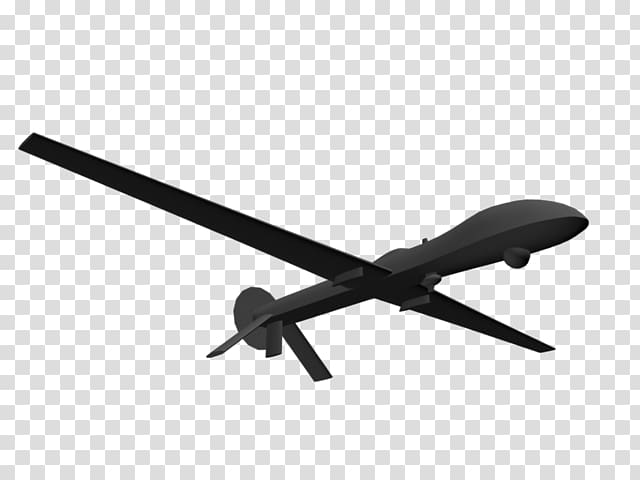 General Atomics MQ-1 Predator General Atomics MQ-9 Reaper Aircraft Airplane Unmanned aerial vehicle, aircraft transparent background PNG clipart