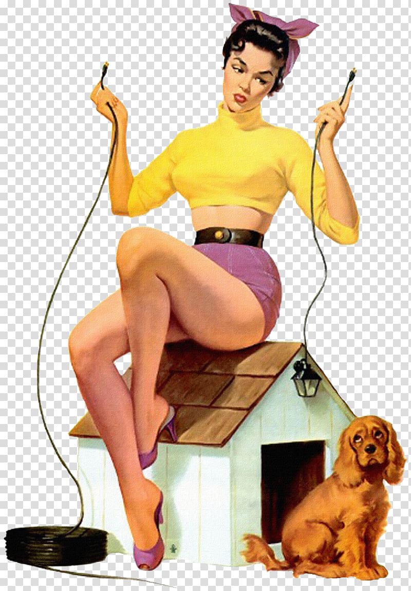 Joyce Ballantyne Pin-up girl Painting Art Painter, pin up girl transparent background PNG clipart