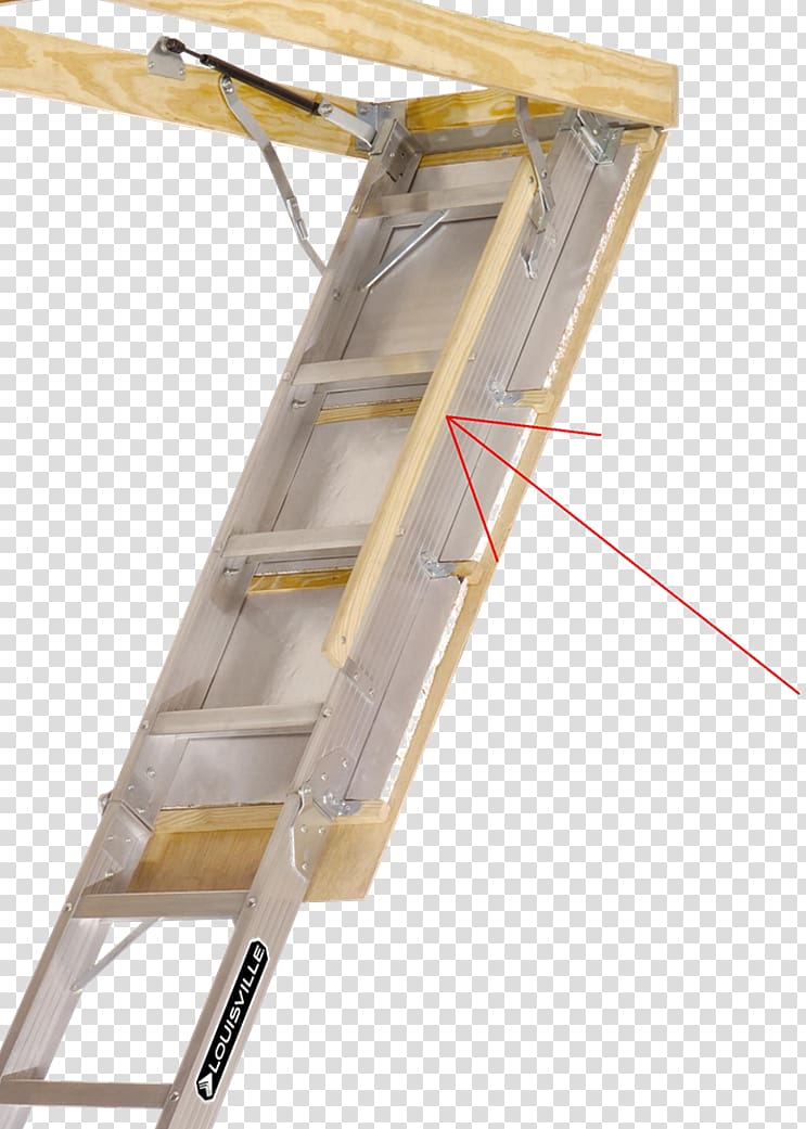 Attic ladder Louisville Ladder Ceiling, stairs transparent background PNG clipart
