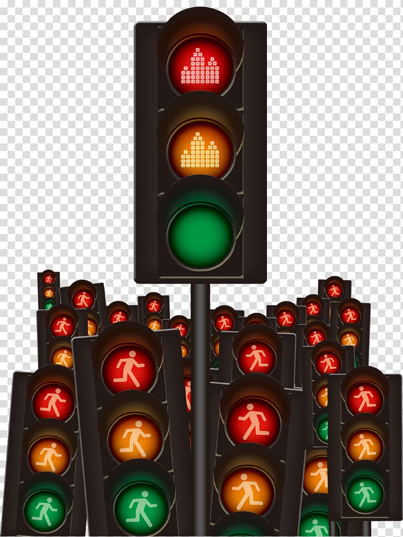 Traffic light , Creative traffic lights transparent background PNG clipart