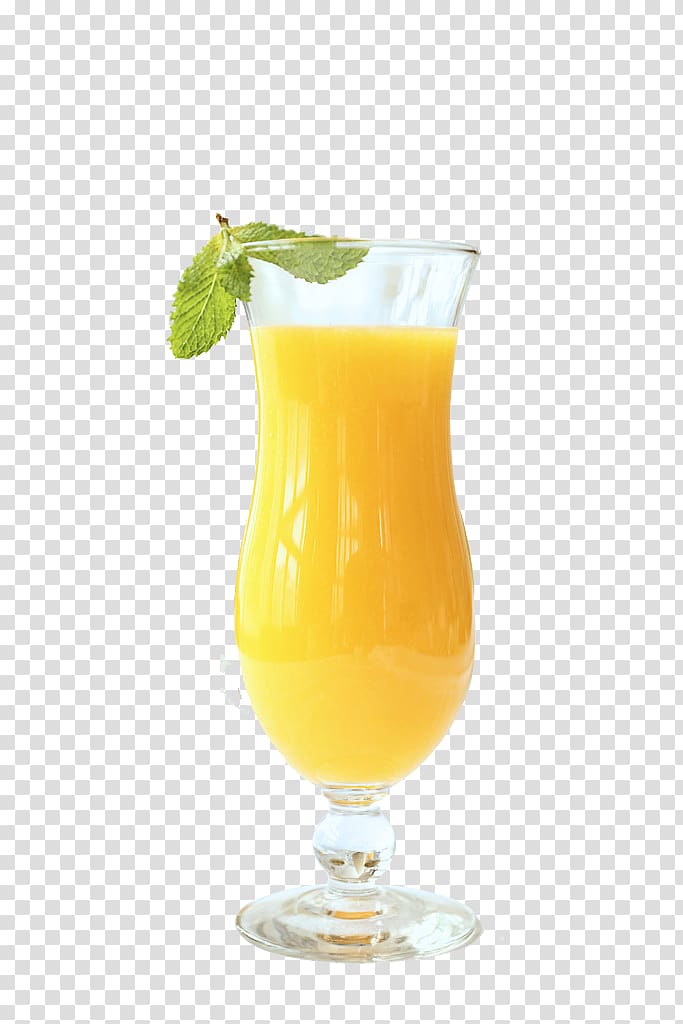 clear parfait glass, Orange juice Cup Fruchtsaft, a glass of juice transparent background PNG clipart