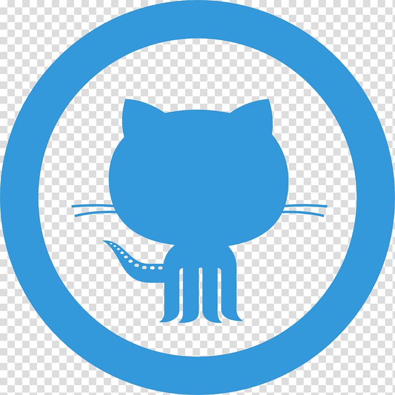 blue animal logo, GitHub Icon, Github transparent background PNG clipart