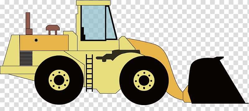 Car Excavator, Municipal use of old bulldozers transparent background PNG clipart