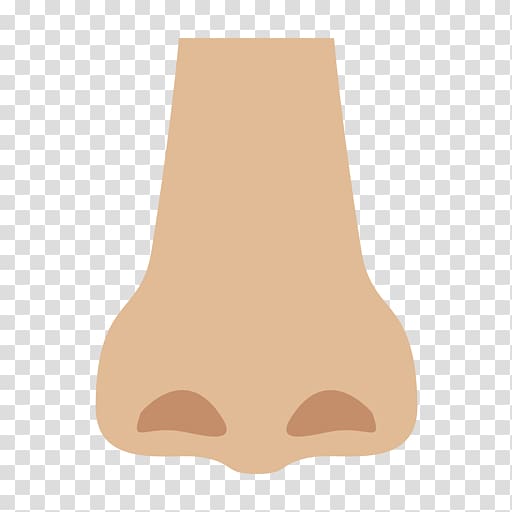 Human nose Emoji Human skin color Light skin, nose transparent background PNG clipart