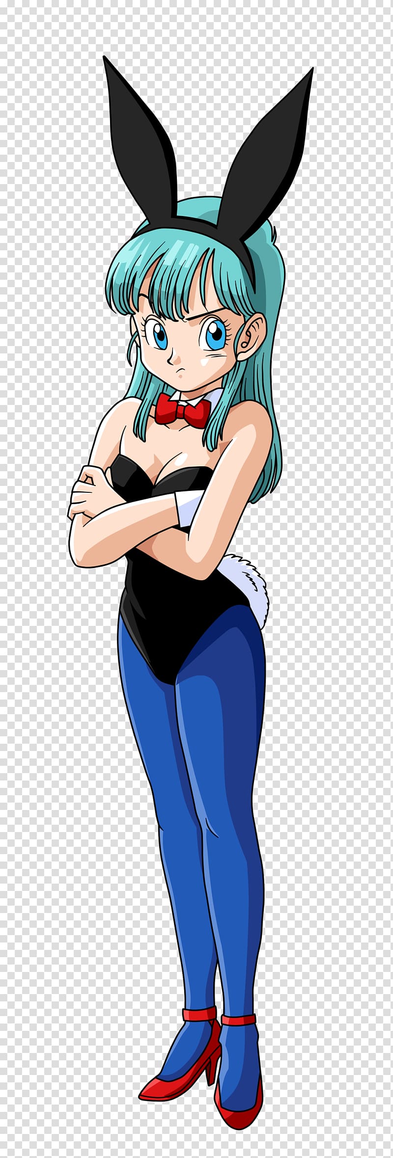 Bulma Android 18 Vegeta Dragon Ball Cosplay, bunny transparent background PNG clipart