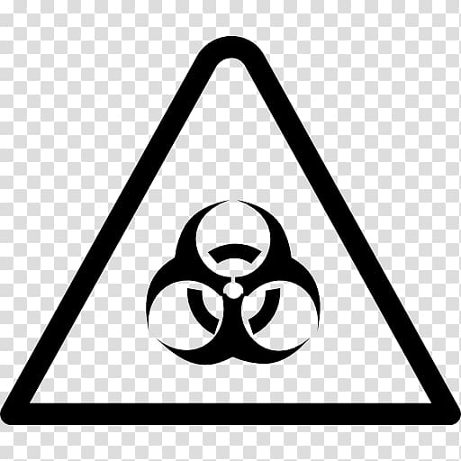 Biological hazard Hazard symbol Sign, symbol transparent background PNG clipart