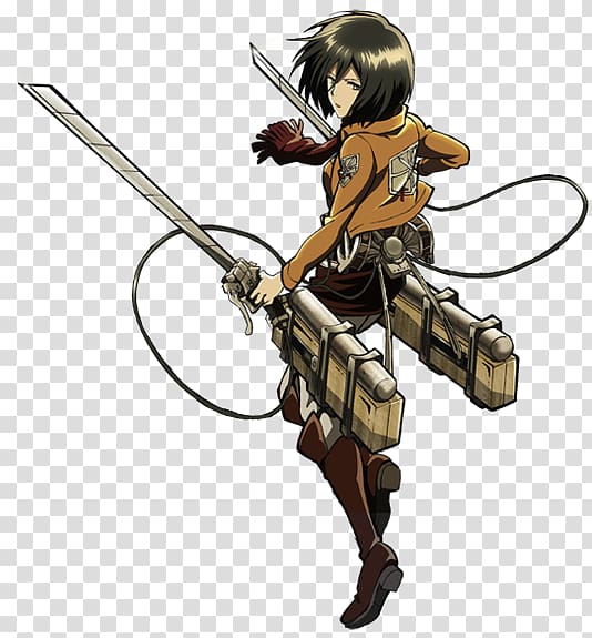 Mikasa Ackerman Eren Yeager Attack on Titan: Humanity in Chains A.O.T.: Wings of Freedom, manga transparent background PNG clipart