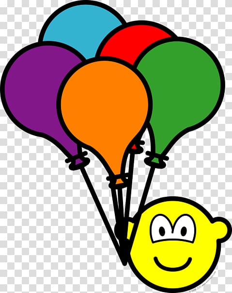 Balloon Emoticon Computer Icons Smiley , Party Balloons Buddy Icon transparent background PNG clipart