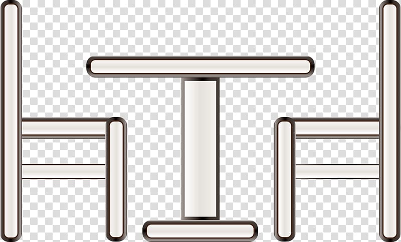 Table Chair, Table hand-painted elements modified transparent background PNG clipart