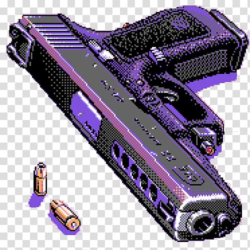 Glock Ges.m.b.H. Pixel art 8-bit Firearm, guns transparent background PNG clipart