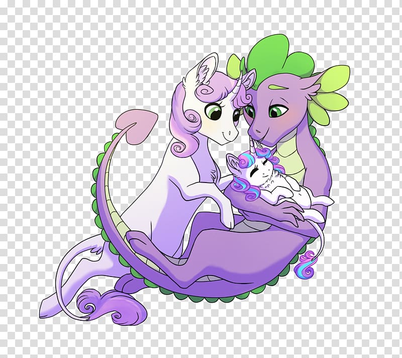 Spike Sweetie Belle Rarity Art Pony, childhood sweethearts transparent background PNG clipart