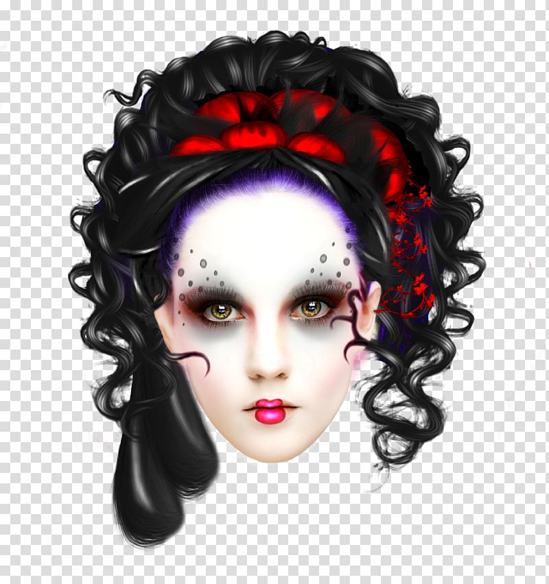 Wig Drawing Art Geisha, geisha transparent background PNG clipart