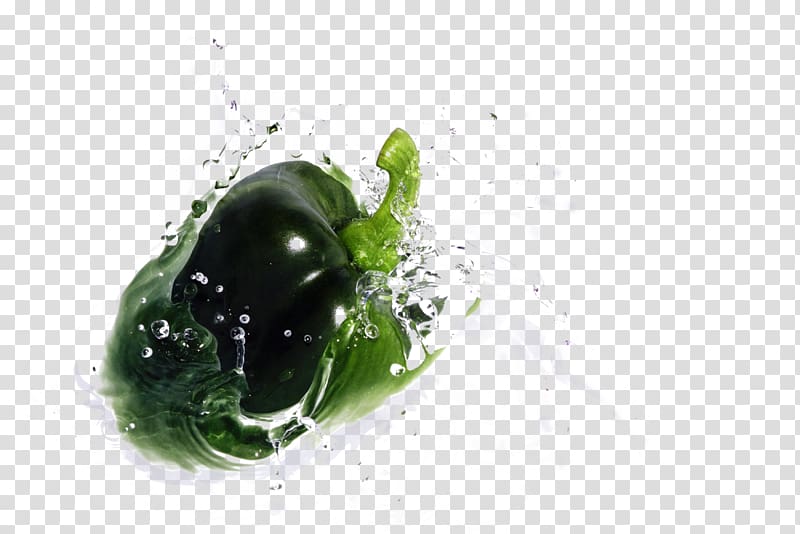 Organic food Diet Veganism Nutrition, green bell pepper transparent background PNG clipart
