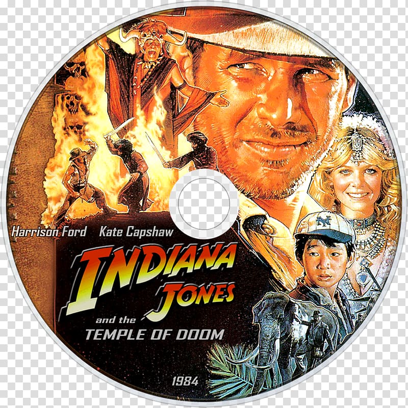 Harrison Ford Indiana Jones and the Temple of Doom Film Poster, Indiana Jones And The Temple Of Doom transparent background PNG clipart