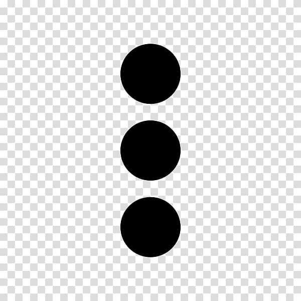 Computer Icons Dots Symbol Menu, freezing point transparent background PNG clipart