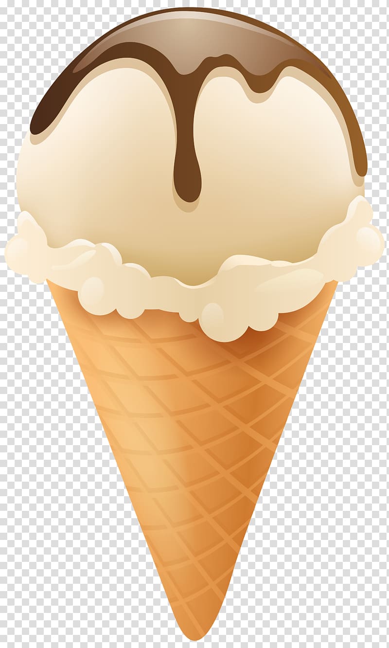 ice cream with cone illustration, Ice cream cone , Ice Cream transparent background PNG clipart